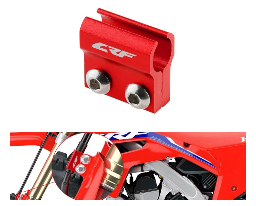 Honda CRF-Series Front Brake Line Cable Clamp