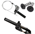 Universal 7/8" Aluminum Throttle Assembly & Cable Kit with EMIG Grips