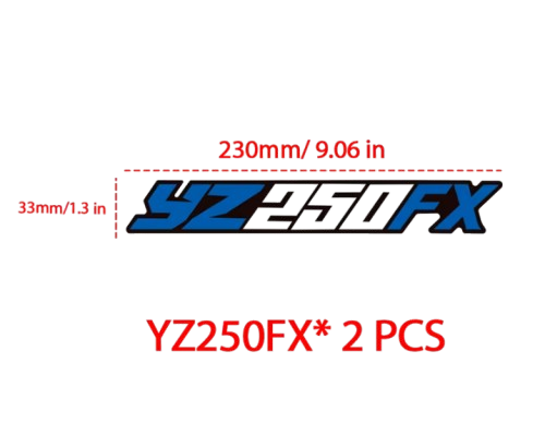Yamaha YZ-Series Stickers (2pcs)