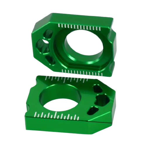 Green CNC Billet Aluminum Accessory Pack for Kawasaki KX250F / KX450F