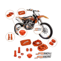 Orange CNC Billet Aluminum Accessory Pack for KTM