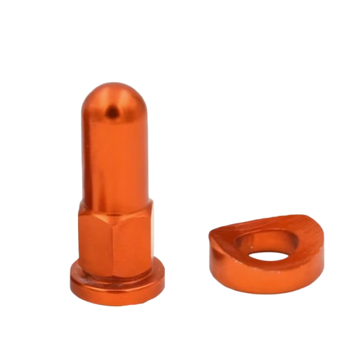 Orange CNC Billet Aluminum Accessory Pack for KTM