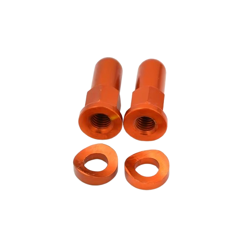 Orange CNC Billet Aluminum Accessory Pack for KTM