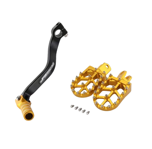 Suzuki Footpegs and JFG Racing Gear Shifter (Pair)
